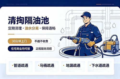 瑞丽清掏隔油池